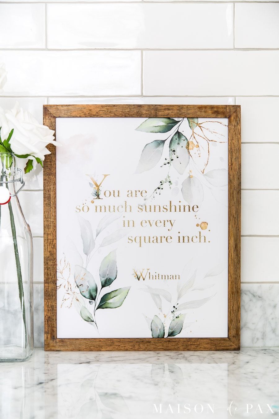 So Much Sunshine Printable Wall Art – Maison De Pax In Summers Wood Wall Art (View 10 of 15)
