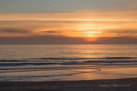 Soft Pastel Sunset Picture Relaxing Wall Art Oregon Coast – Etsy Italia With Regard To Pastel Sunset Wall Art (View 1 of 15)