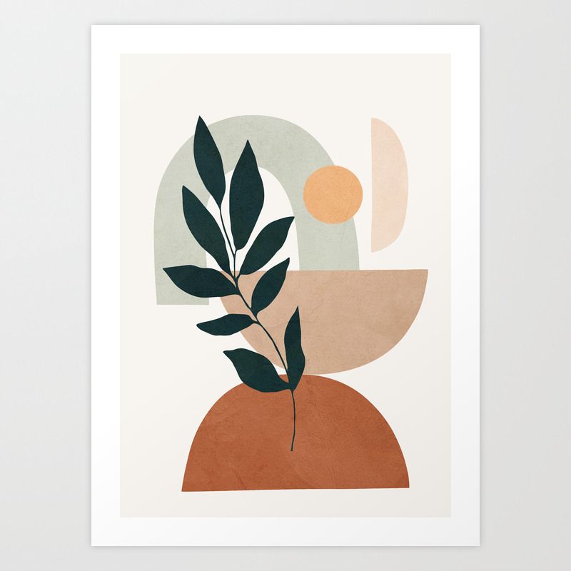 Soft Shapes Iv Art Printcity Art | Society6 For Soft Shapes Wall Art (View 2 of 15)