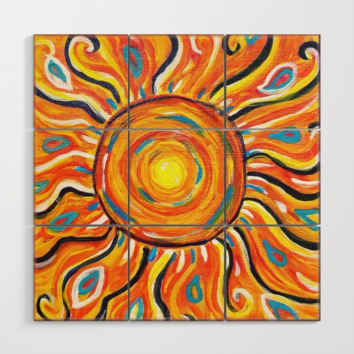 Summer Sun Wood Wall Artgretzky | Society6 With Regard To Summers Wood Wall Art (View 4 of 15)