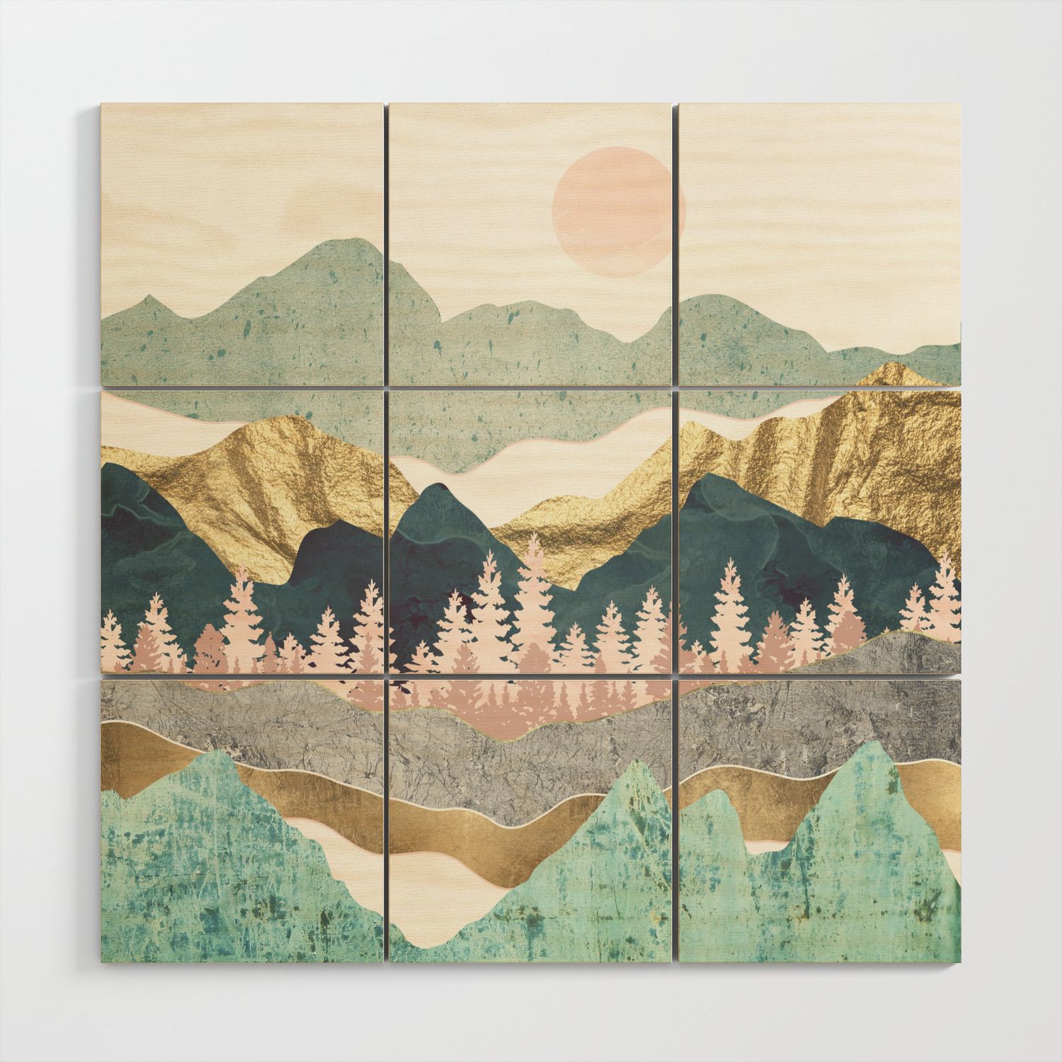 Summer Vista Wood Wall Artspacefrogdesigns | Society6 Intended For Summers Wood Wall Art (View 1 of 15)
