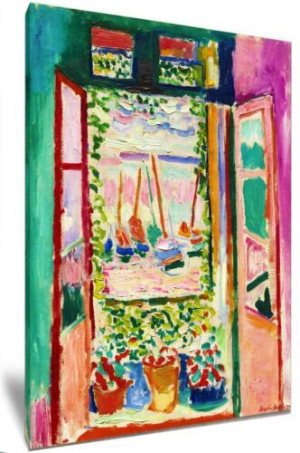 The Open Windowhenri Matisse Hd Framed Canvas Wall Art Picture Print |  Ebay Throughout The Open Window Wall Art (View 3 of 15)