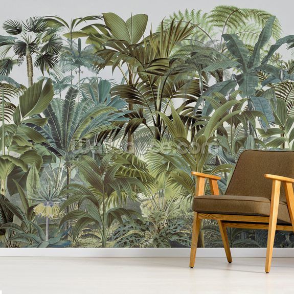 Tropical Landscape 2 Wallpaper | Wallsauce Uk Pertaining To Tropical Landscape Wall Art (View 15 of 15)