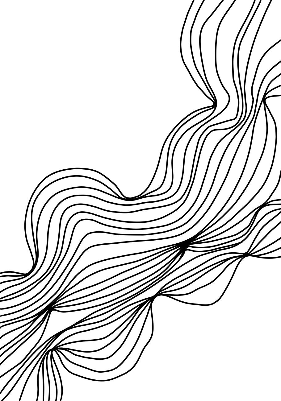Wall Art Print | Black Lines | Europosters For Lines Wall Art (View 14 of 15)