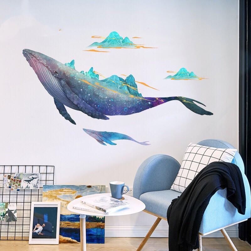 Whale Wall Decals | Mural Art, Whale Wall Decals, Canvas Painting Diy With Whale Wall Art (View 14 of 15)