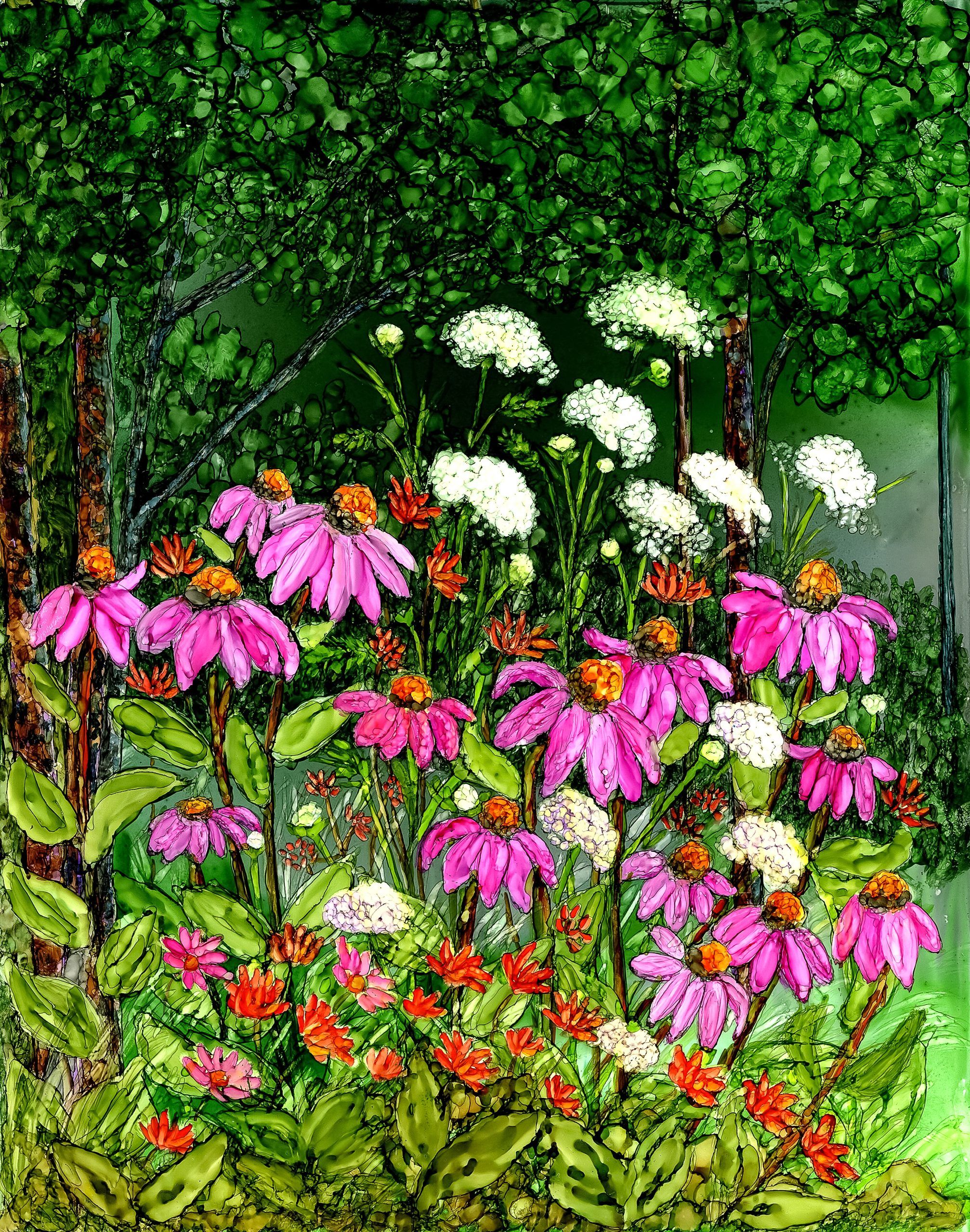 Wildflower Garden Wall Art – Korinne Carpino Art Pertaining To Flower Garden Wall Art (View 12 of 15)