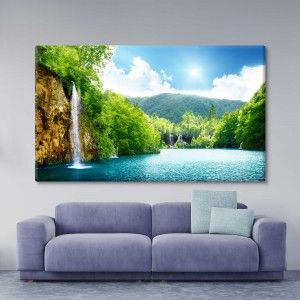 Your Home Longs For This Canvas Prints Tropical Landscape! Inside Tropical Landscape Wall Art (View 9 of 15)