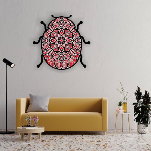 3d Mandala Wooden Wall Art Online At Low Price 50% Off – Let Me Decor In 3 Layers Wall Sculptures (Photo 7 of 15)