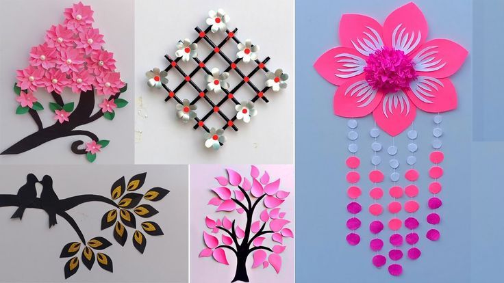 6 Amazing Paper Craft!!! Wall Hanging Craft Ideas!! Room Decoration/diy Art  And Craft /creative Art | Paper Wall Art Diy, Wall Hanging Crafts, Paper  Crafts For Handcrafts Hanging Wall Art (Photo 11 of 15)