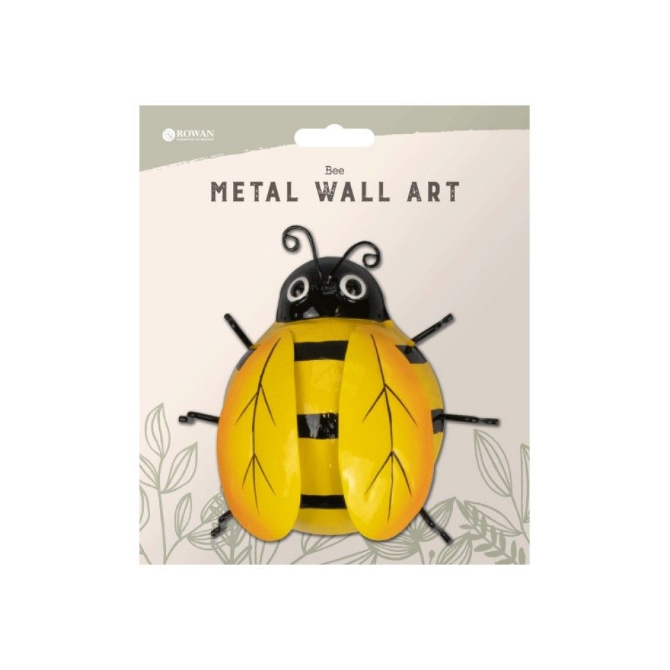 Bee Metal Garden Wall Art Pertaining To Metal Wall Bumble Bee Wall Art (Photo 4 of 15)