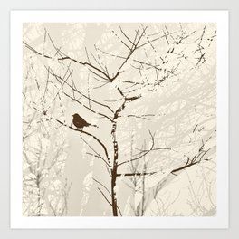 Bird Silhouette Art Prints To Match Any Home's Decor | Society6 In Silhouette Bird Wall Art (Photo 15 of 15)