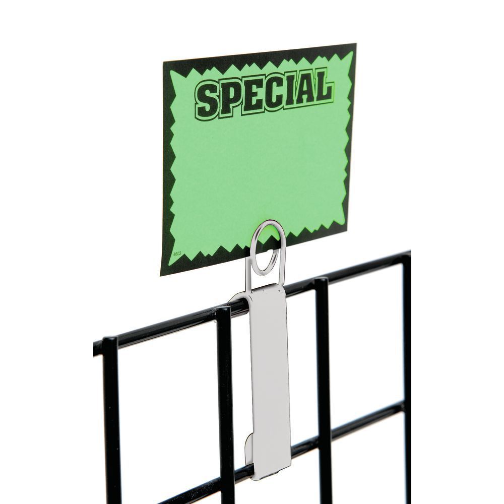Black Grid Wall Sign Holder With Regard To Metal Pigtail Sign Holder Wall Art (View 8 of 15)