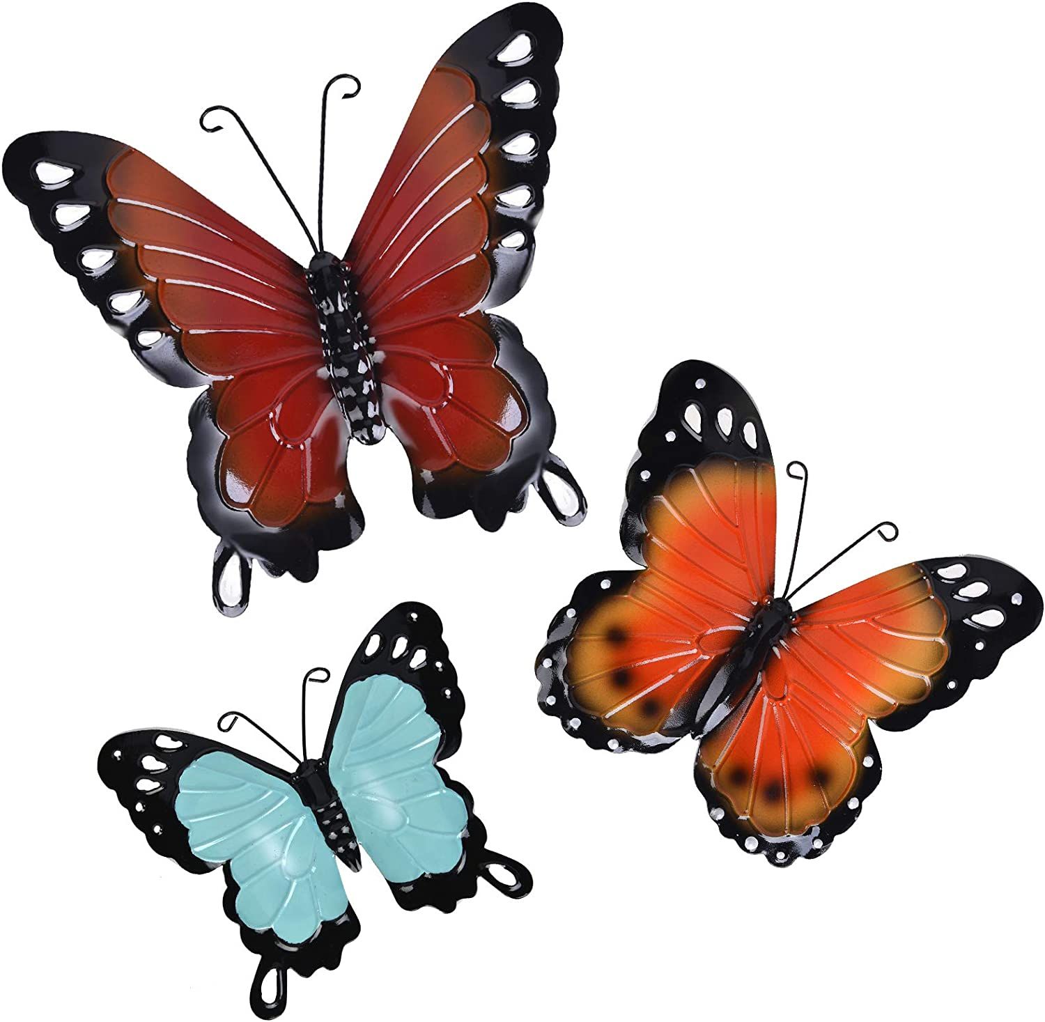 Easicuti Metal Butterfly Wall Decor Butterfly Wall | Ubuy Nigeria Pertaining To Bathroom Bedroom Fence Wall Art (View 15 of 15)