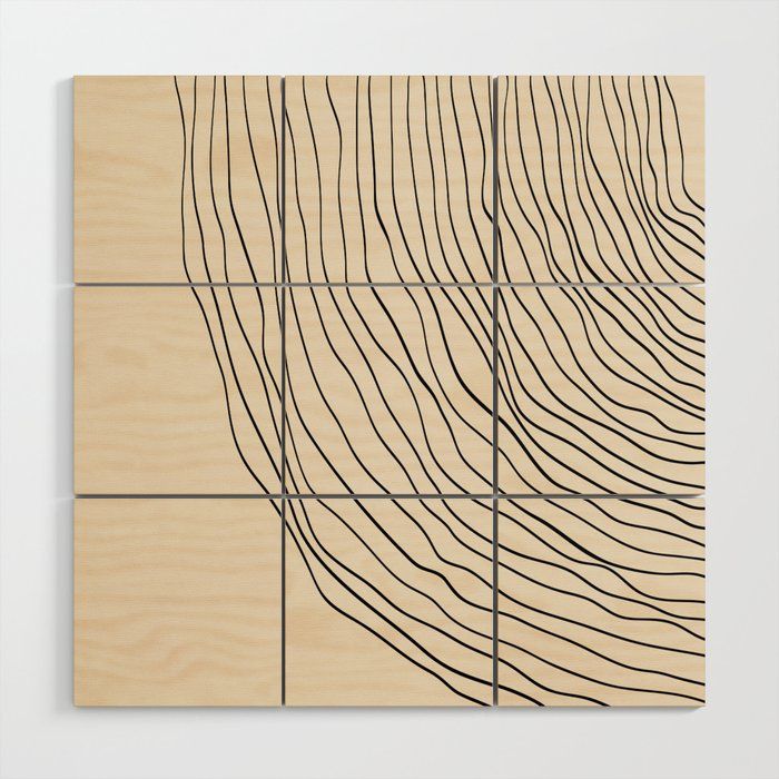 Layers 3 Tan Wood Wall Artthe M Studio | Society6 Intended For 3 Layers Wall Sculptures (Photo 15 of 15)