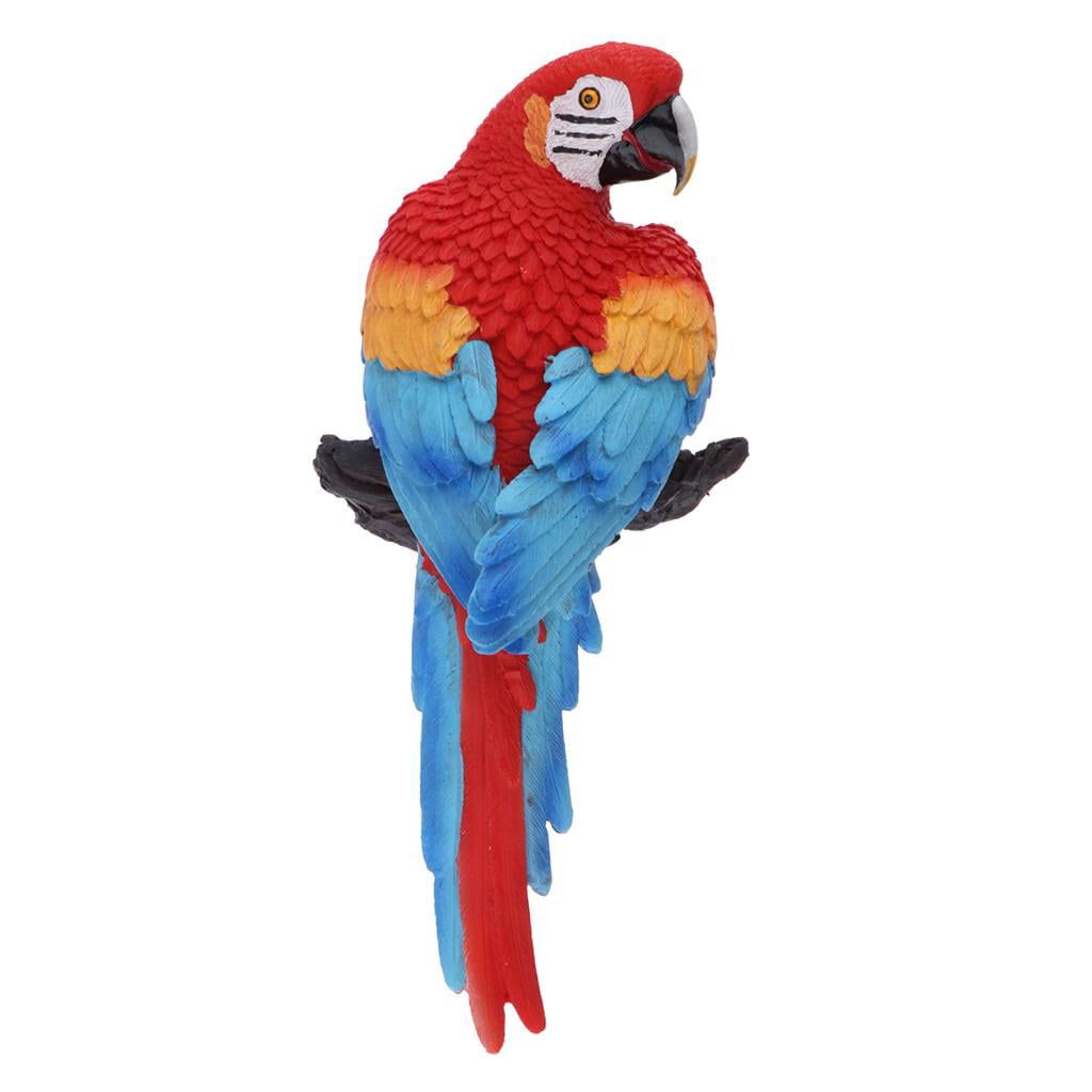 Macaws Parrots Wall Sculpture,outdoor Patio Lawn Decor, 6 Inch, Resin ,  Full Color – Walmart Inside Bird Macaw Wall Sculpture (View 11 of 15)