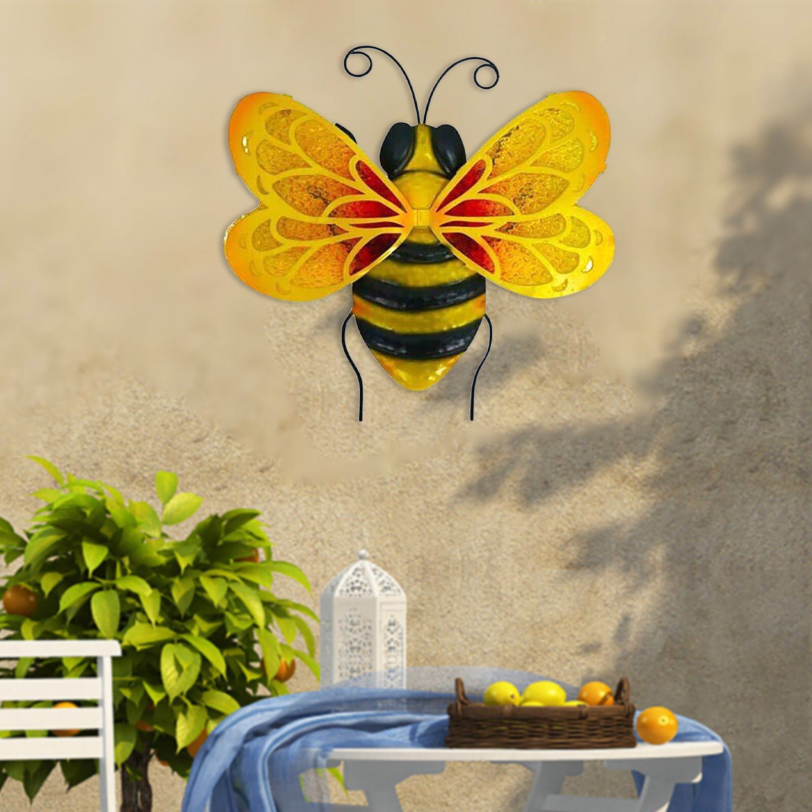 Metal Bee Wall Decor Ornament | Garden Decoration Funny | Bee Garden  Decoration – 3d – Aliexpress Inside Metal Wall Bumble Bee Wall Art (Photo 9 of 15)