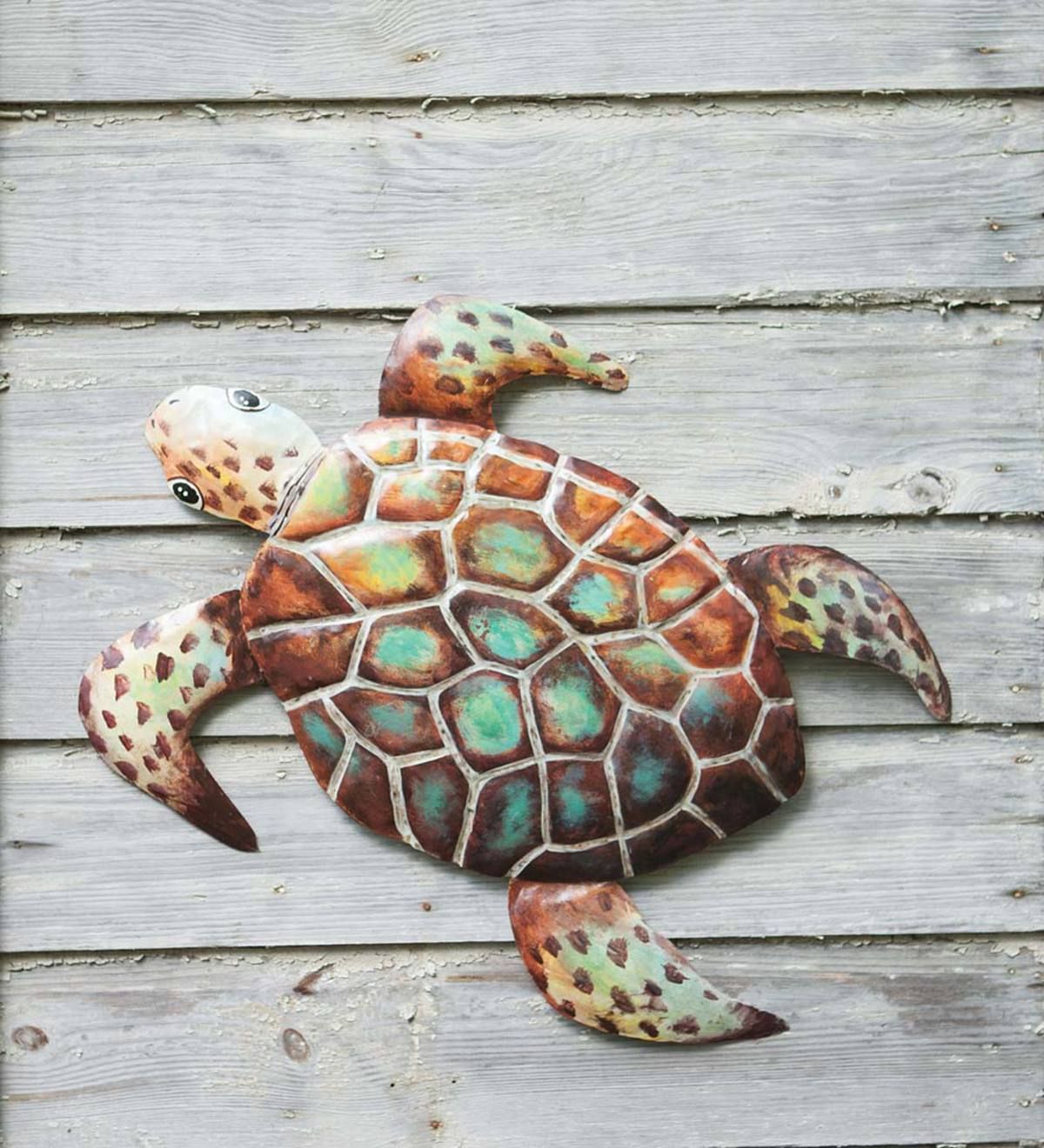 Metal Sea Turtle Wall Art | Wind And Weather In Turtle Wall Art (View 15 of 15)