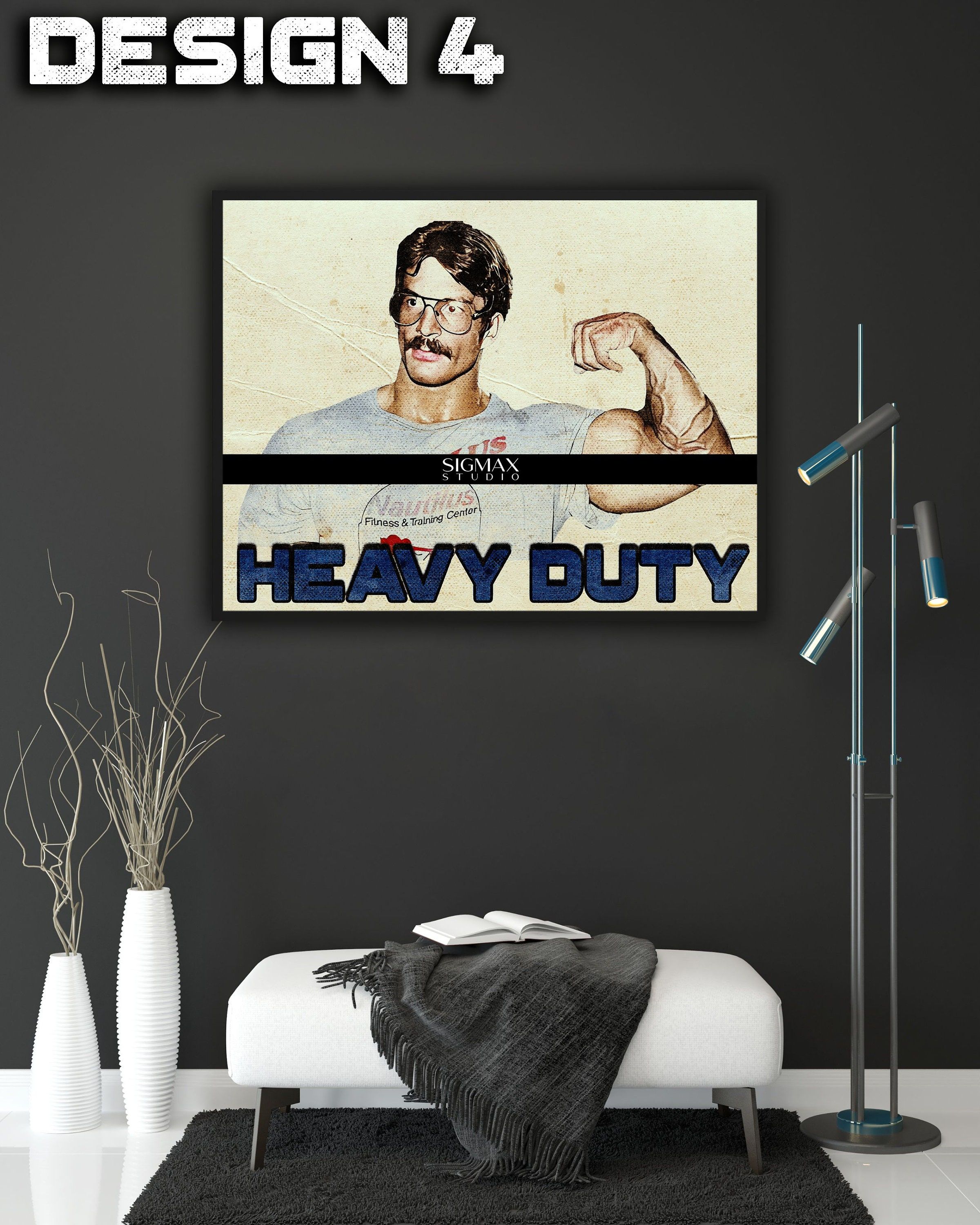 Mike Mentzer Heavy Duty Ultra Hd 300dpi Digital Download – Etsy Regarding Heavy Duty Wall Art (Photo 1 of 15)