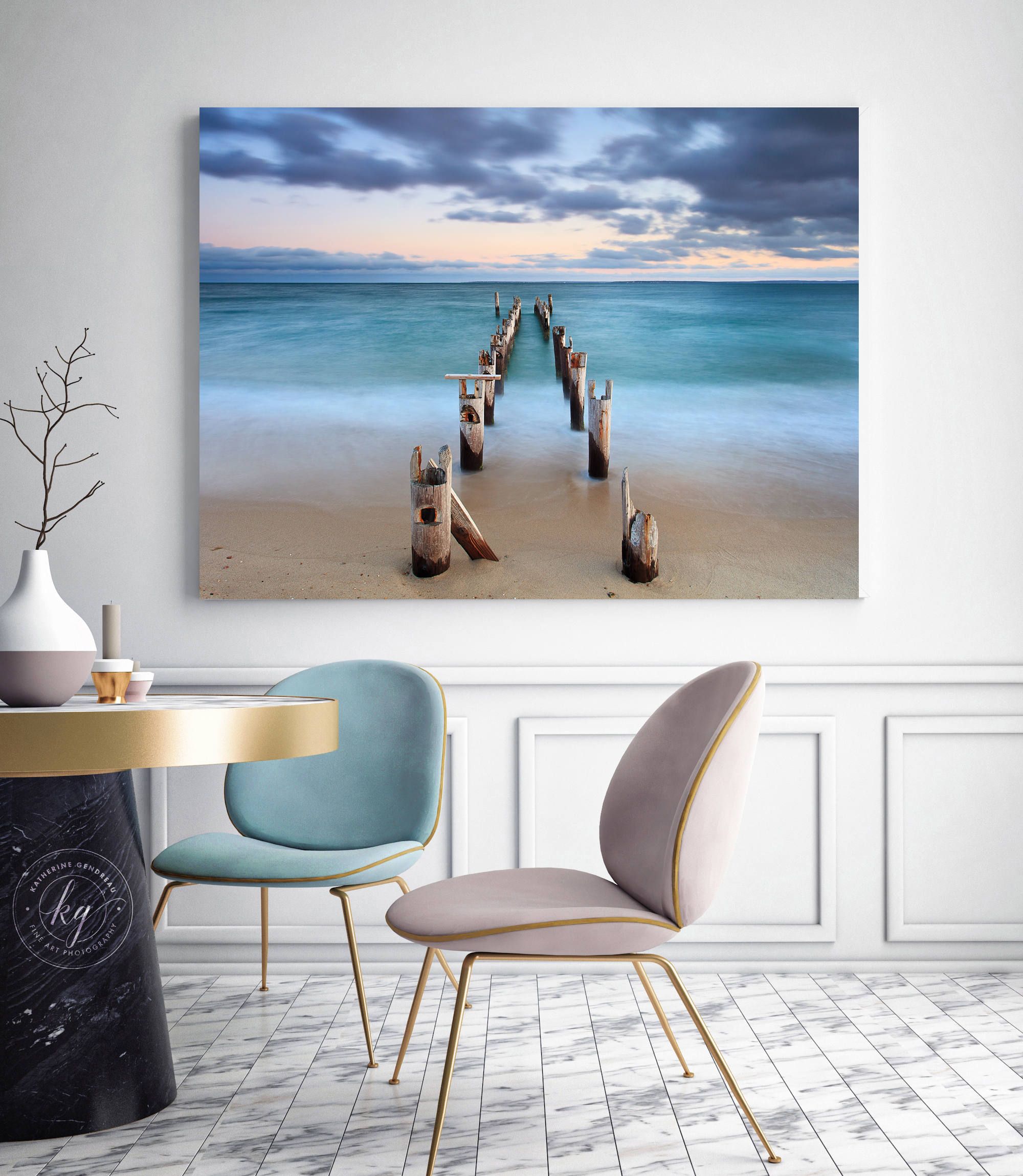 Featured Photo of 15 Collection of Metal Coastal Ocean Wall Art