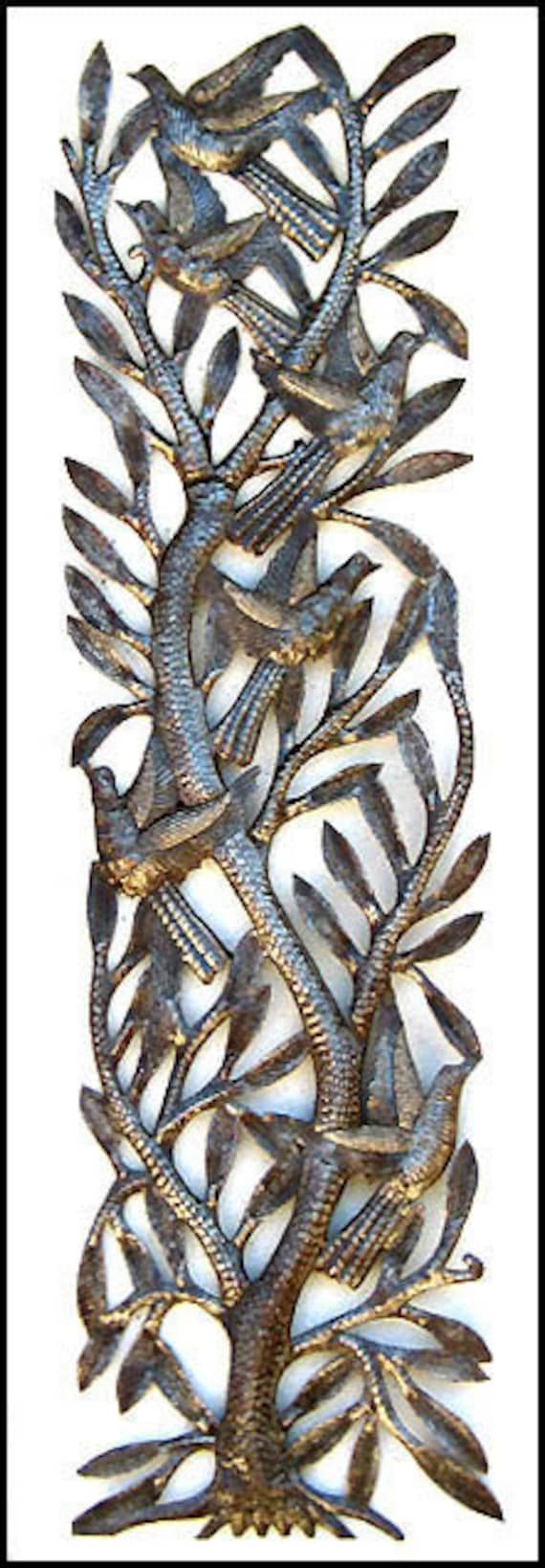 Outdoor Metal Art Outdoor Metal Art Metal Wall Decor – Etsy Within Iron Outdoor Hanging Wall Art (View 3 of 15)