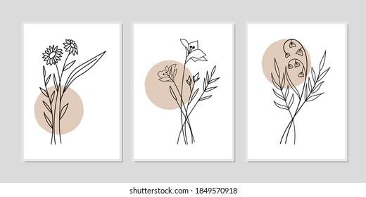 Printable Wall Art Images: Browse 73,101 Stock Photos & Vectors Free  Download With Trial | Shutterstock Regarding Aesthetic Wall Art (Photo 8 of 15)