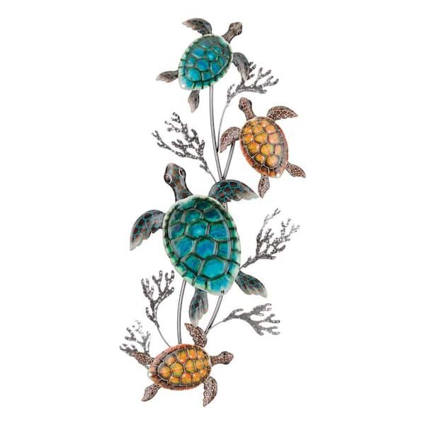 Regal Art & Gift Lustre Wall Decor 4 Sea Turtle 13213 – The Home Depot For Turtle Wall Art (View 2 of 15)