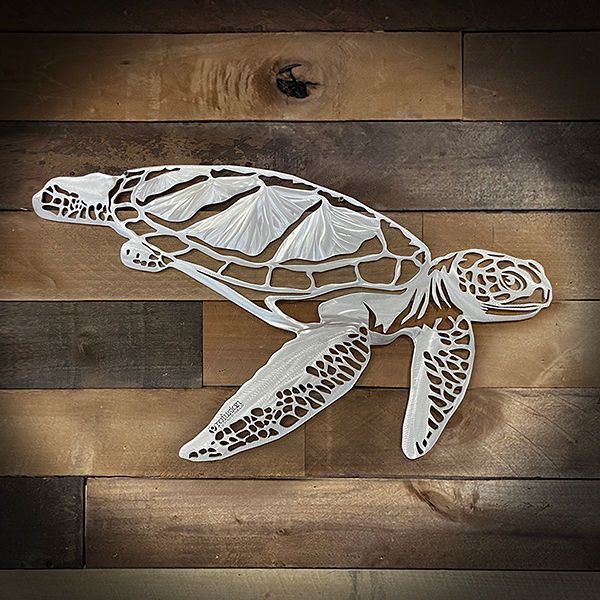 Sea Turtle Metal Wall Art – Profusion Usa Pertaining To Turtle Wall Art (Photo 3 of 15)