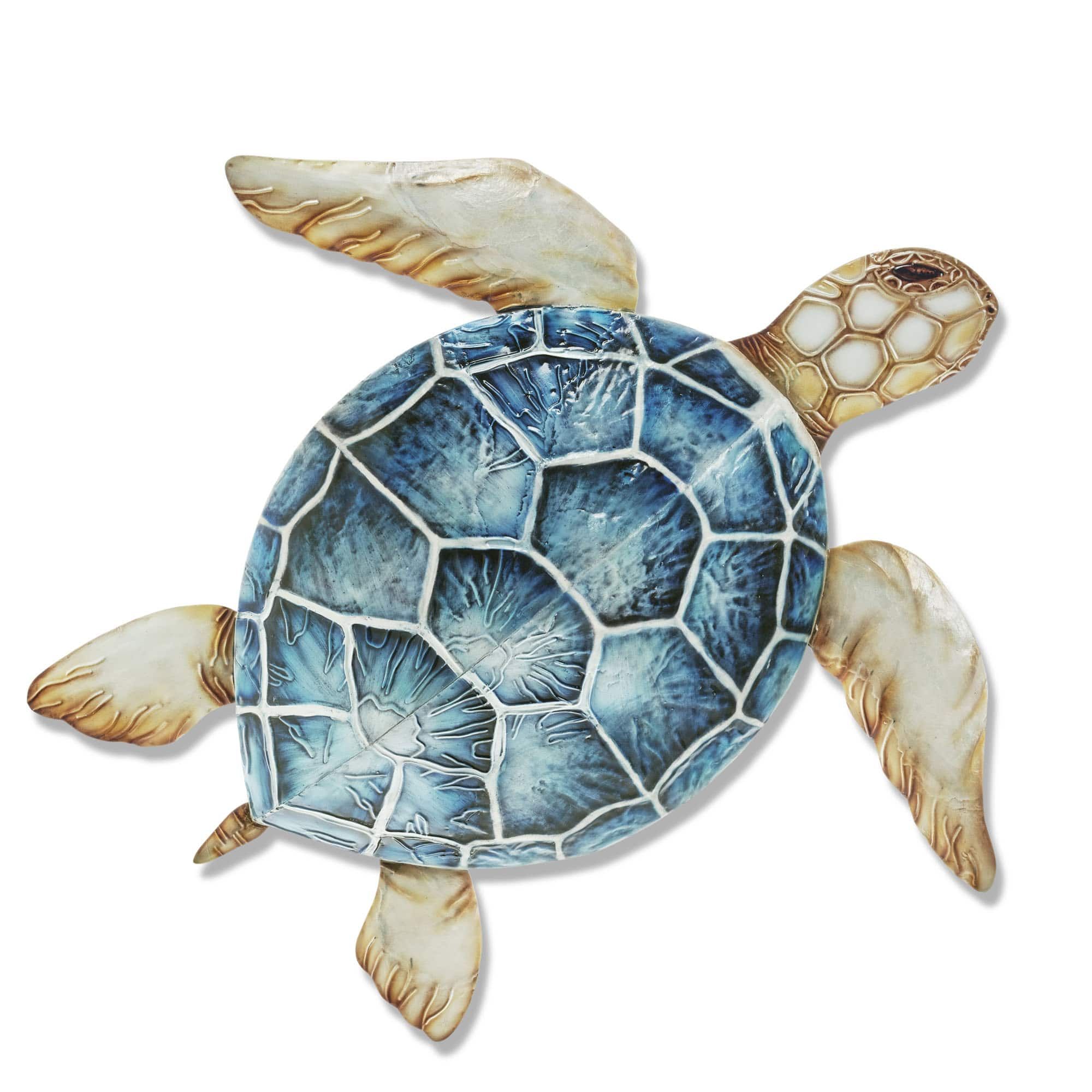 Sea Turtle Wall Decor Blue (m8057) – Eangee Home Design – Shopeangee For Turtle Wall Art (View 9 of 15)