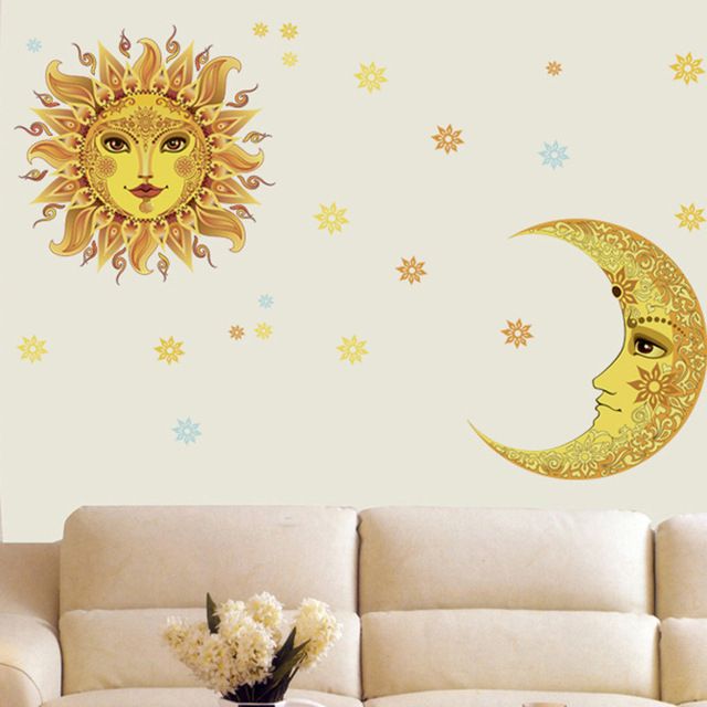 Sun Moon Decorating Ideas That Will Brighten Up Your Space. – Blog Inside Sun Moon Star Wall Art (Photo 8 of 15)