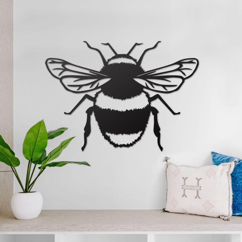 The British Ironwork Centre For Metal Wall Bumble Bee Wall Art (View 3 of 15)