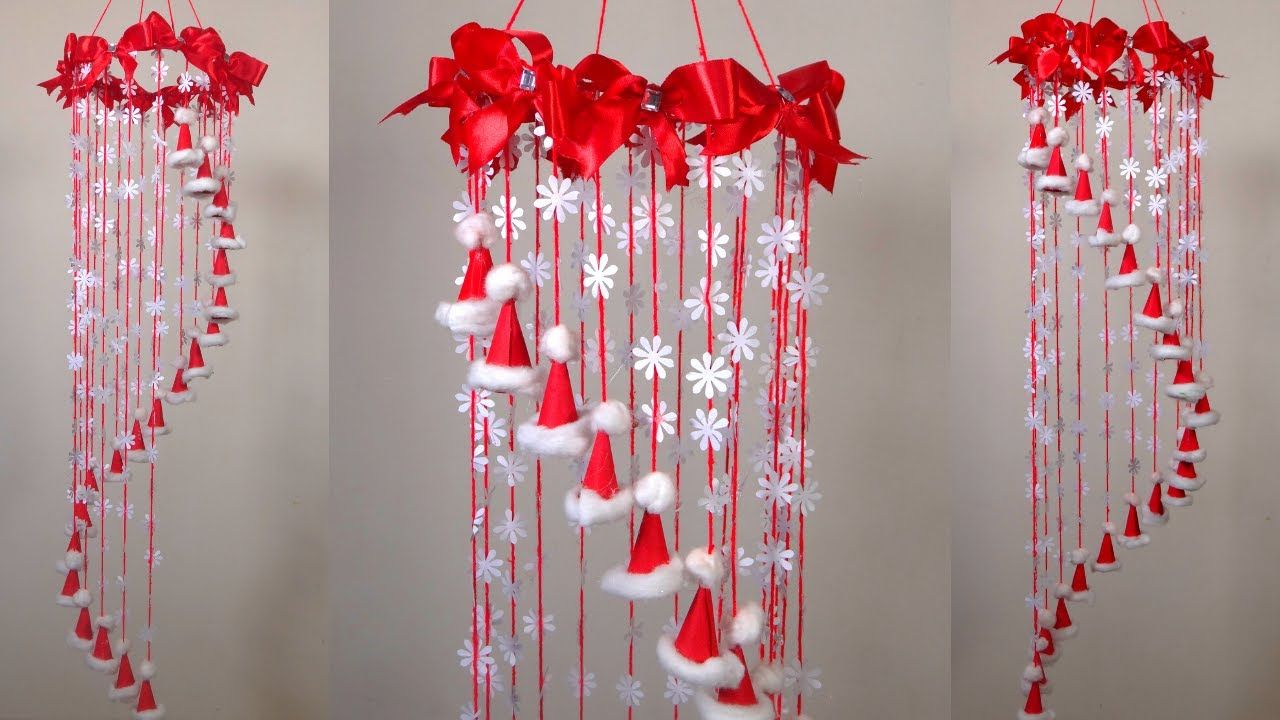 Try This Easy And Beautiful Christmas Wall Decor Ideas (new Christmas Wall  Hanging Decorations)! – Youtube Regarding Wall Hanging Decorations (Photo 4 of 15)