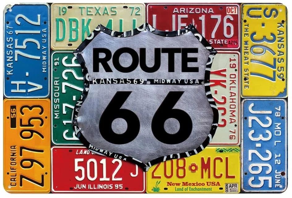 Vintage Metal Wall Art Tin Sign Route 66 Wall Decor Vintage Farmhouse Home  Decor Outdoor Decor Welcome Sign In Home Decor| | – Aliexpress Pertaining To Vintage Metal Welcome Sign Wall Art (Photo 1 of 15)
