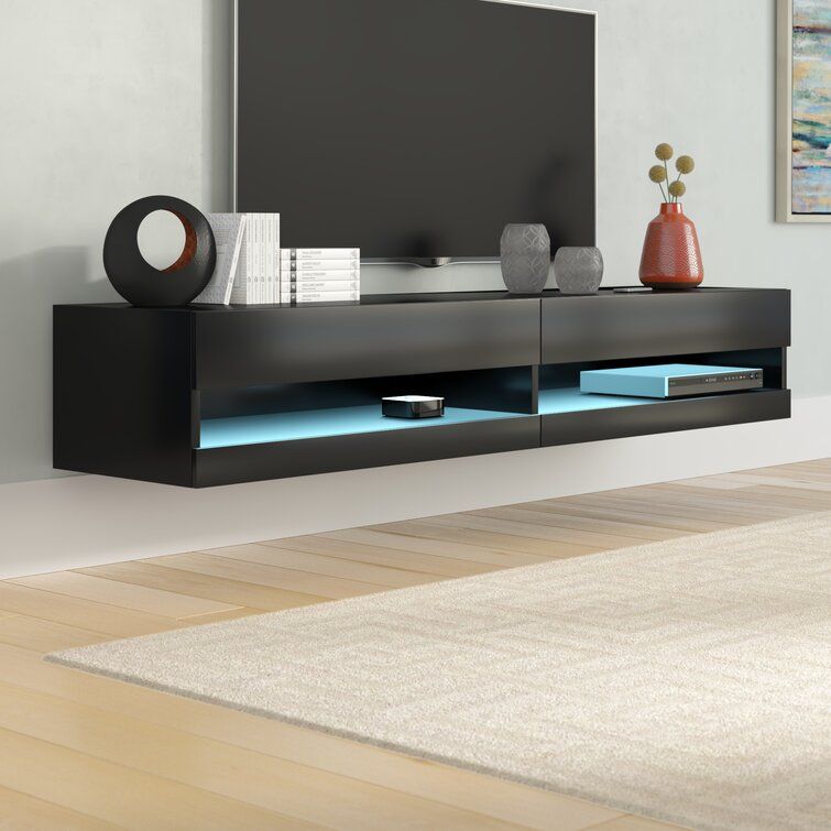 2017 Floating Stands For Tvs In Orren Ellis Ramsdell Floating Tv Stand For Tvs Up To 78" & Reviews (Photo 8 of 15)
