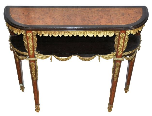 2018 Versailles Console Cabinets Regarding Antique Louis Xvi Style Console Desserte Inspiredthe One Made Jean Henri Riesener For (View 13 of 15)