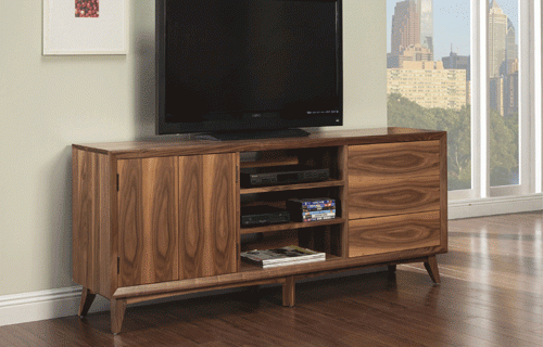 72" Walnut Tv Stand – Within Favorite Walnut Entertainment Centers (View 10 of 15)