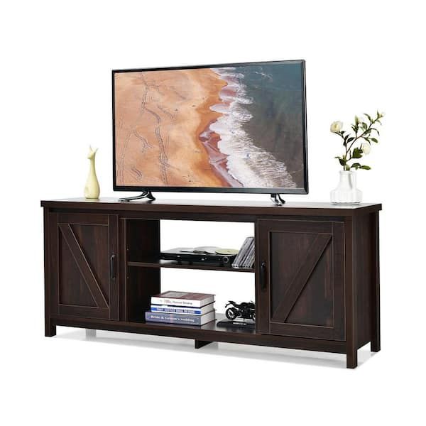 Angeles Home 59 In. Coffee Tv Stand Fits Tv's Up To 65 In (View 4 of 15)