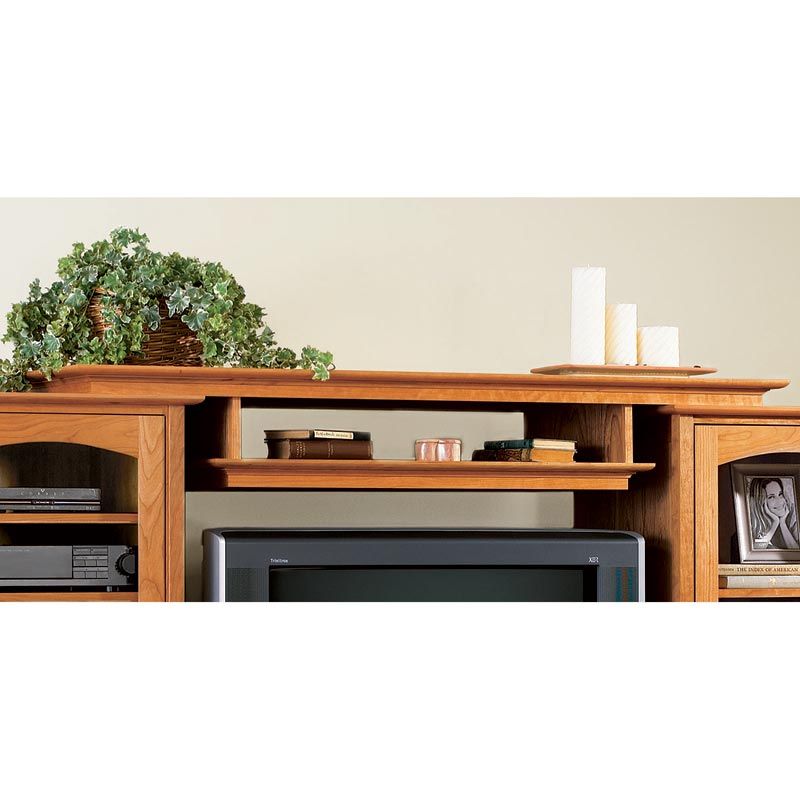 Best And Newest Entertainment Units With Bridge With Regard To Entertainment Center Bridge And Shelf Woodworking Plan From Wood Magazine (Photo 1 of 15)