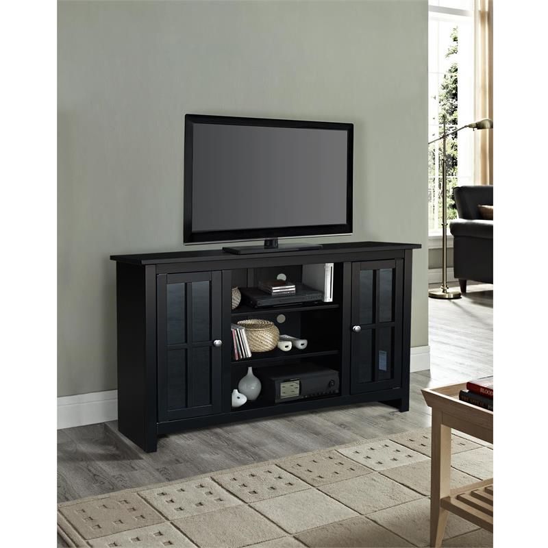 Bushfurniturecollection In Recent Tv Stands With 2 Doors And 2 Open Shelves (Photo 3 of 15)
