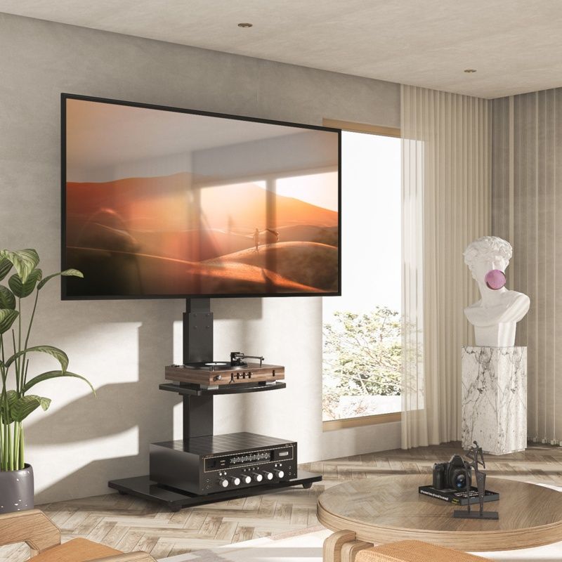 Floor Stands For Flat Screen Tv – Foter Regarding Most Popular Universal Floor Tv Stands (Photo 10 of 15)