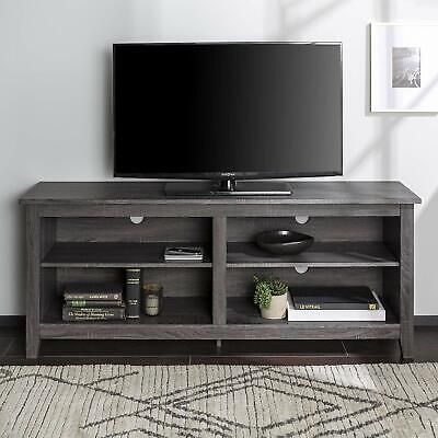 Gray Grey Tv Stand Home Entertainment Center Storage Cabinet Media Audio 60  Inch (Photo 12 of 15)
