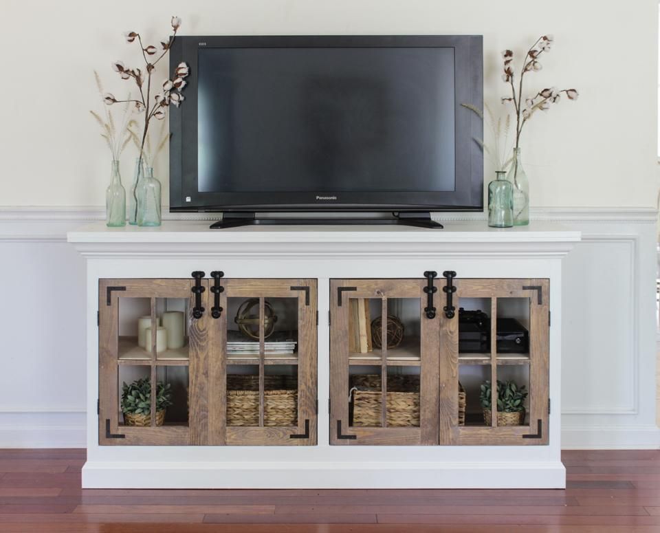 Featured Photo of 15 The Best Farmhouse Media Entertainment Centers