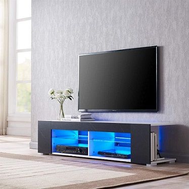 Most Current Tv Stands With Lights Intended For 8 Best Tv Stands With Led Lights 2023 Reviews & Buying Guide –  Electronicshub (Photo 6 of 15)