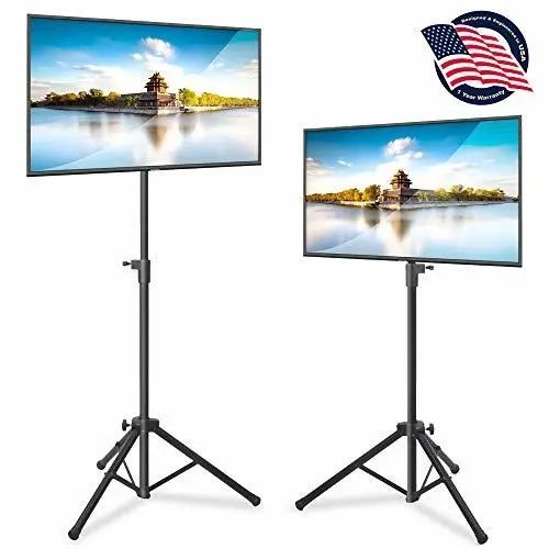 Most Up To Date Foldable Portable Adjustable Tv Stands In Pyle Ptvstndpt3215x2 Pyle Led Tv Tripod Stand – 2 Pcs Portable Tv Stand (Photo 1 of 15)