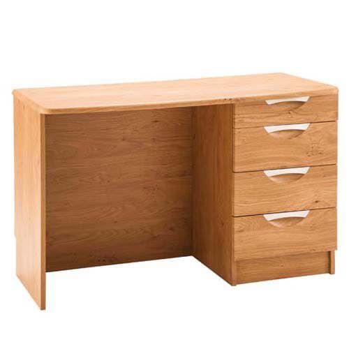 Most Up To Date Freestanding Tables With Drawers Throughout Denver Free Standing 4 Drawer Single Dressing Table Ce – Coffey Healthcare (View 14 of 15)