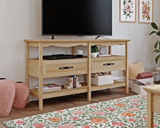 Newest Cafe Tv Stands With Storage Within Sauder Adaline Cafe™ Traditional Styled Wood Tv Stand With Storage 425133 (Photo 2 of 15)