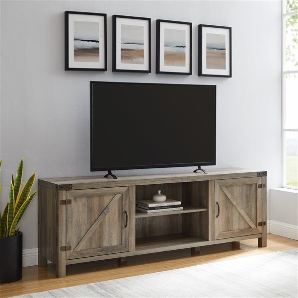 Rona Within Trendy Modern Farmhouse Barn Tv Stands (View 4 of 15)
