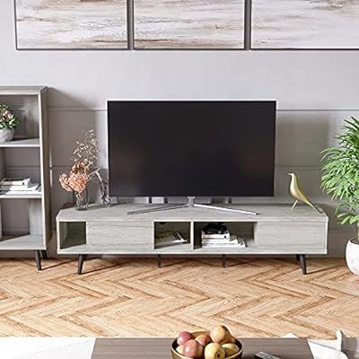 Ubuy Intended For Well Known Bestier Tv Stand For Tvs Up To 75&quot; (View 12 of 15)