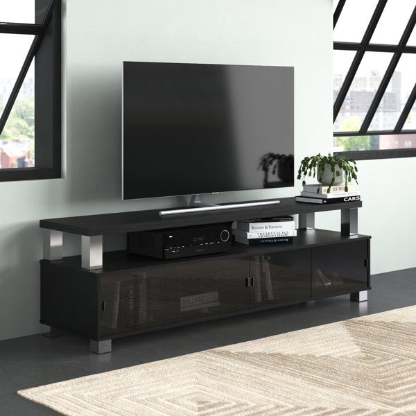Wade Logan® Kendari Extra Wide Tv Stand For Tvs Up To 95" & Reviews (Photo 3 of 15)