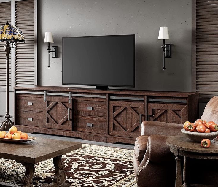 Featured Photo of 5 Best Collection of 110" Tvs Wood Tv Cabinet with Drawers