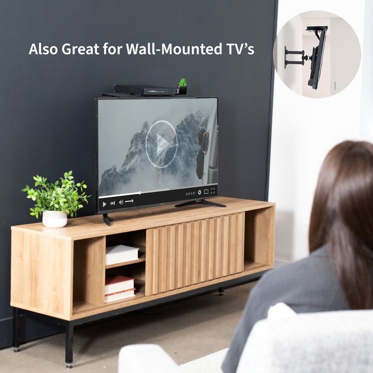 Featured Photo of The Best Top Shelf Mount Tv Stands